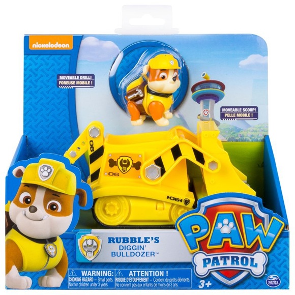 New in box Paw Patrol - Rubble's Diggin' Bulldozer - Figure and Vehicle - Picture 1 of 11
